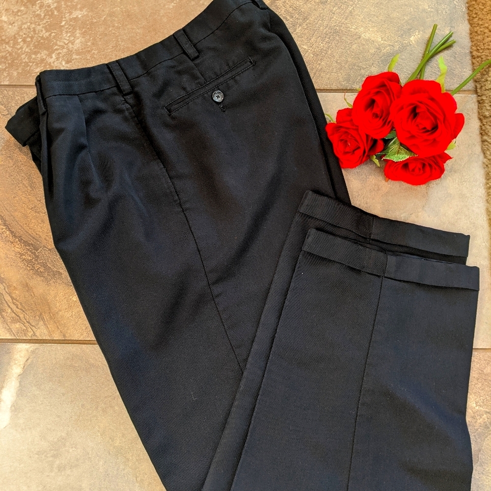 3 Mens dress pants Arrow black cavalry twill 32/30